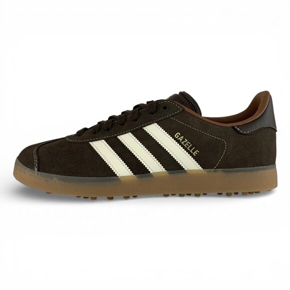 adidas Gazelle Golf Spikeless Men\'s Dark Brown Spikeless Golf Shoes JQ7747 main image 7